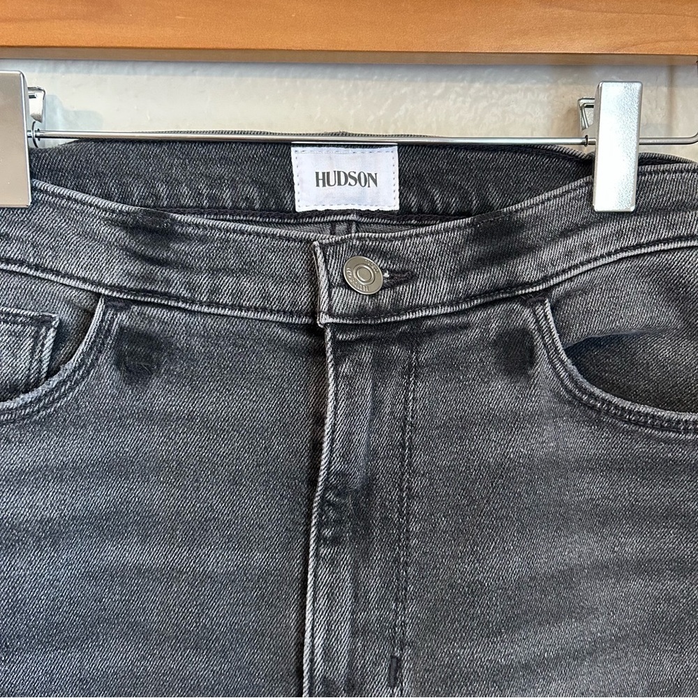 NWT, Hudson Womens Blair High-Rise Bootcut Crop Jeans W/ Slits Demitria Wash, 30 - Picture 5 of 13